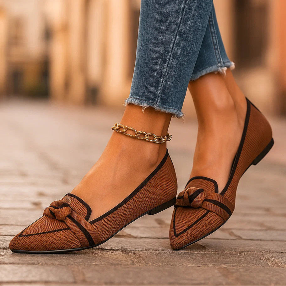 Valentina Premium Knit Flats