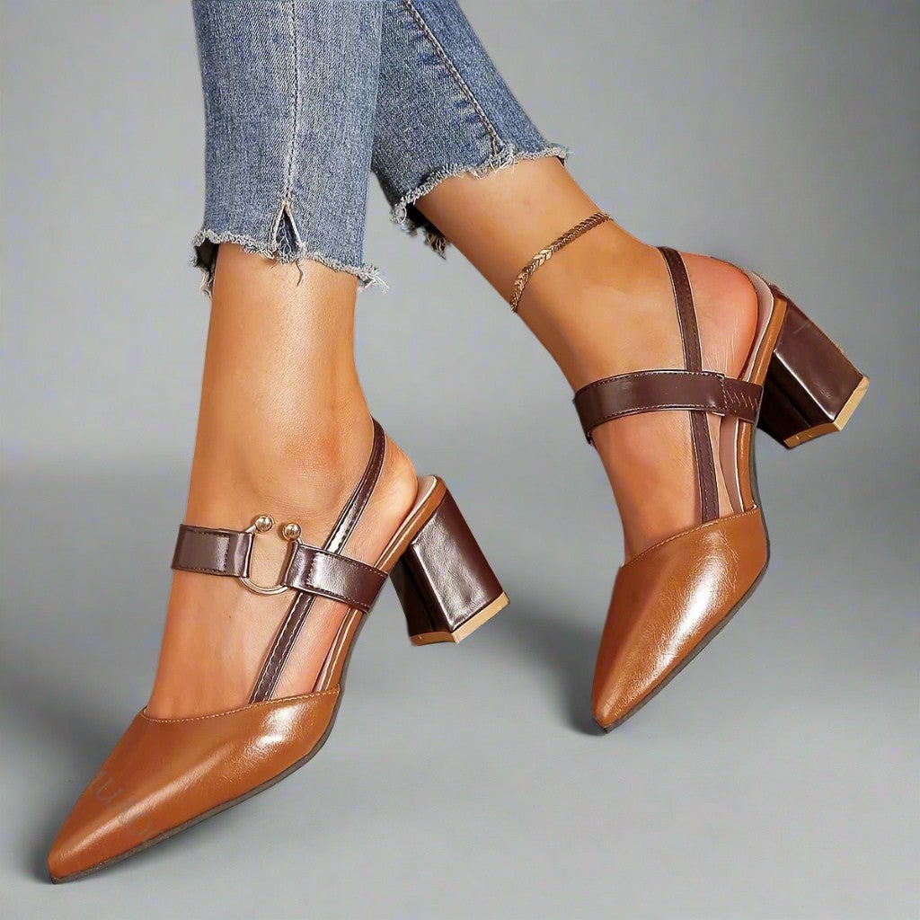 Kendra Grace Leather Heels