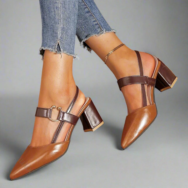Kendra Grace Leather Heels