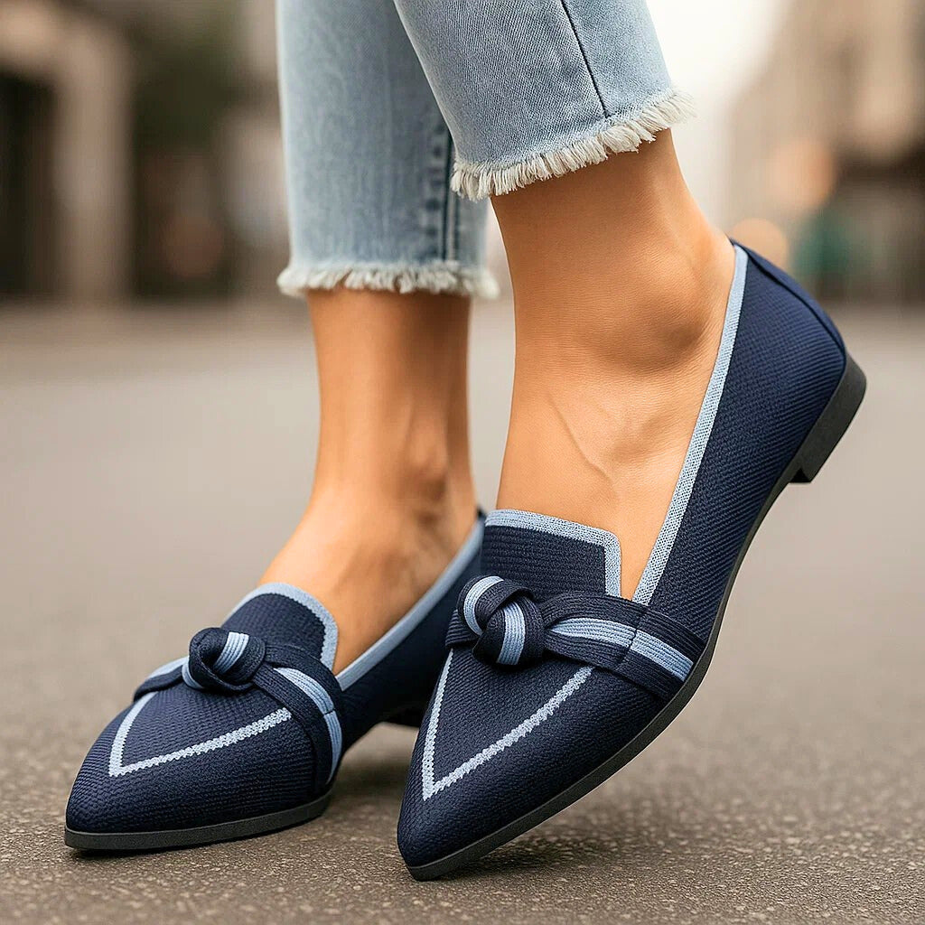 Valentina Premium Knit Flats