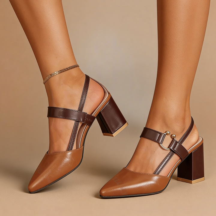Kendra Grace Leather Heels