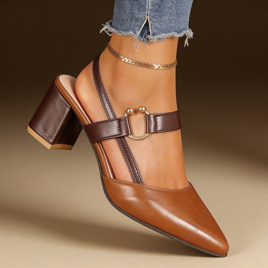 Kendra Grace Leather Heels
