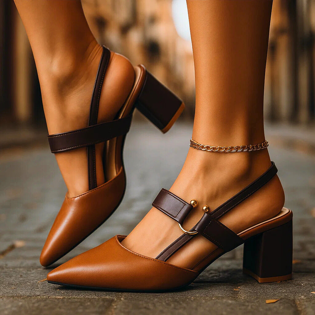 Kendra Grace Leather Heels