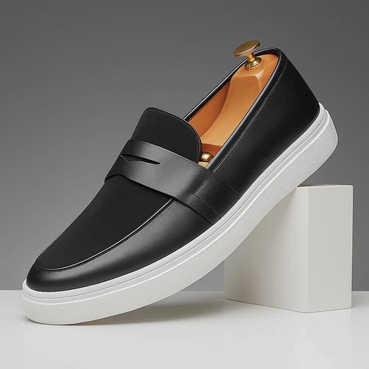 Venezia Hybrid Leather Suede Loafers