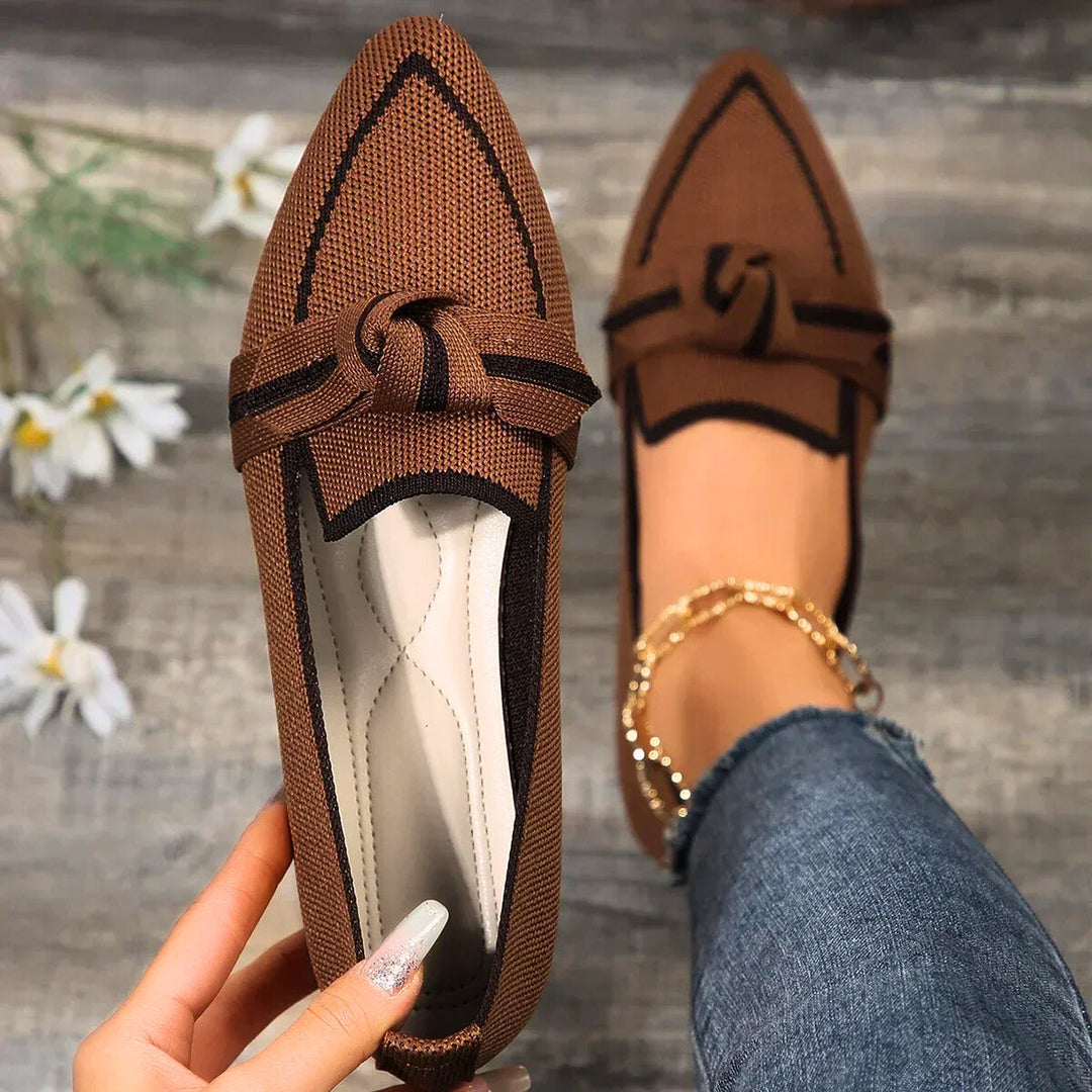 Valentina Premium Knit Flats