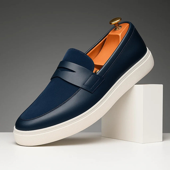 Venezia Hybrid Leather Suede Loafers