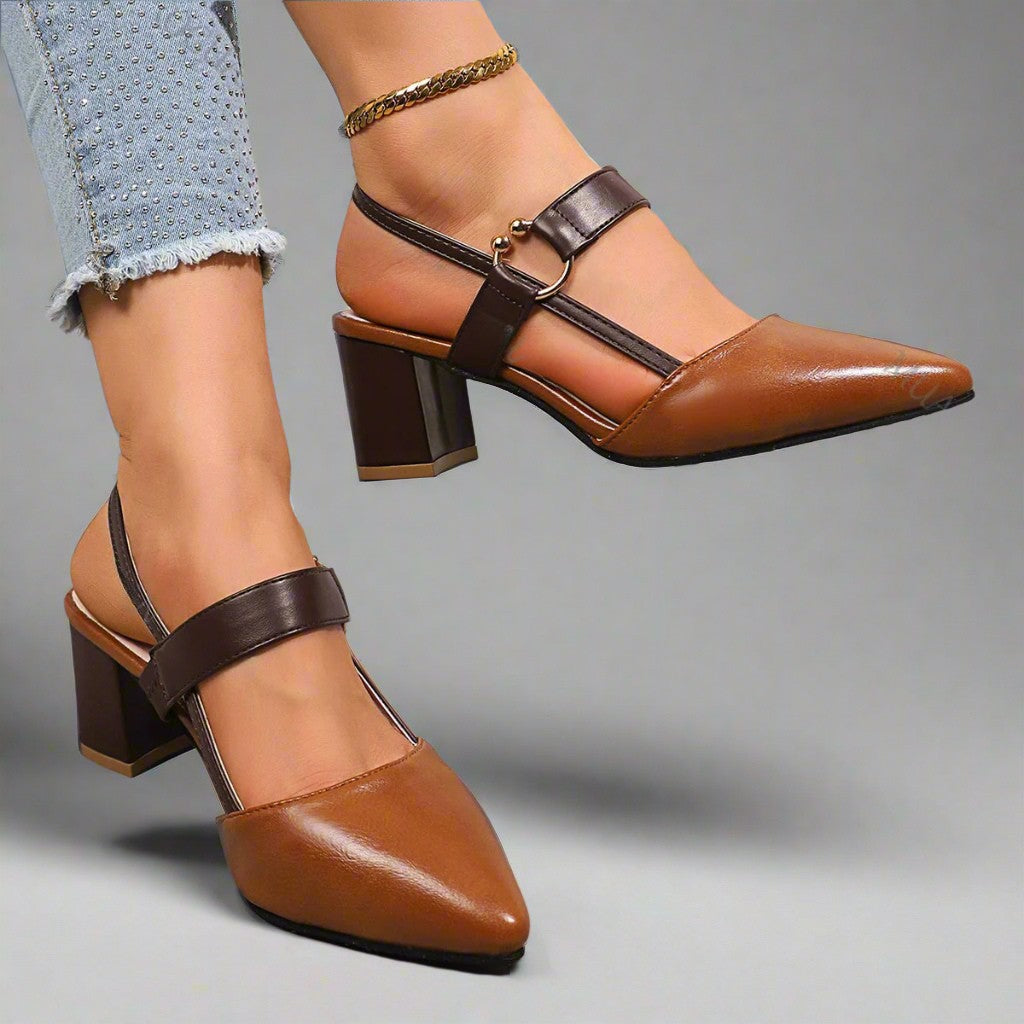 Kendra Grace Leather Heels