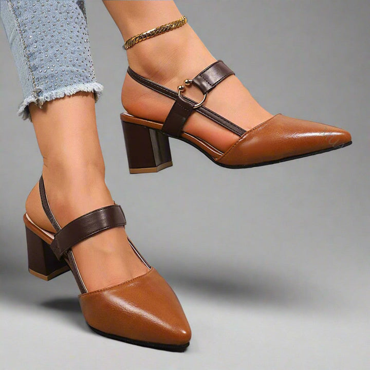 Kendra Grace Leather Heels