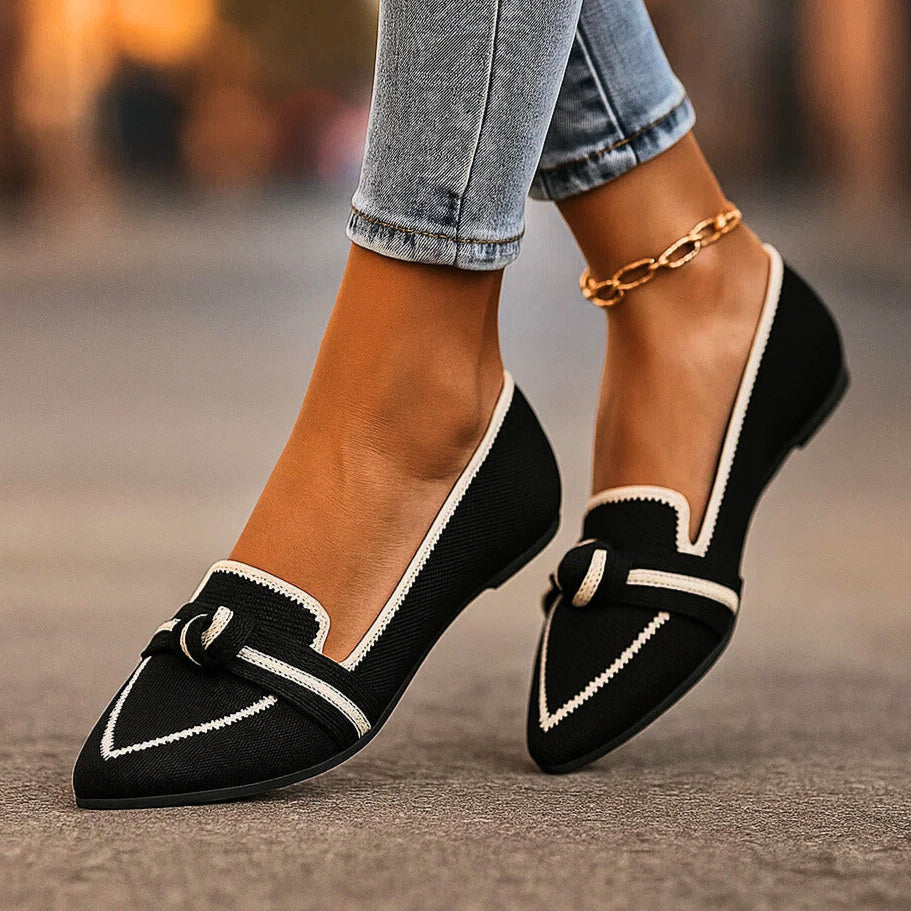 Valentina Premium Knit Flats
