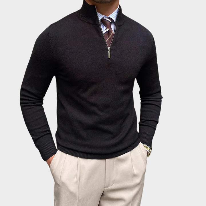 Clinton Half-zip sweater