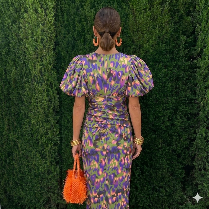 ISABELLA ELEGANT FLORAL DRESS