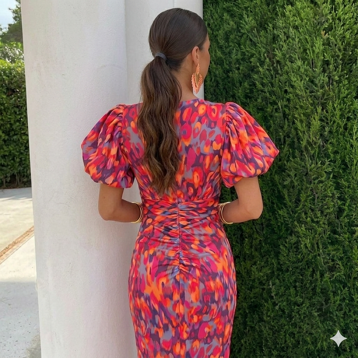 ISABELLA ELEGANT FLORAL DRESS