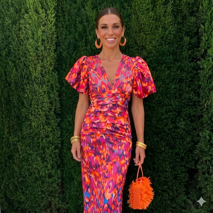 ISABELLA ELEGANT FLORAL DRESS