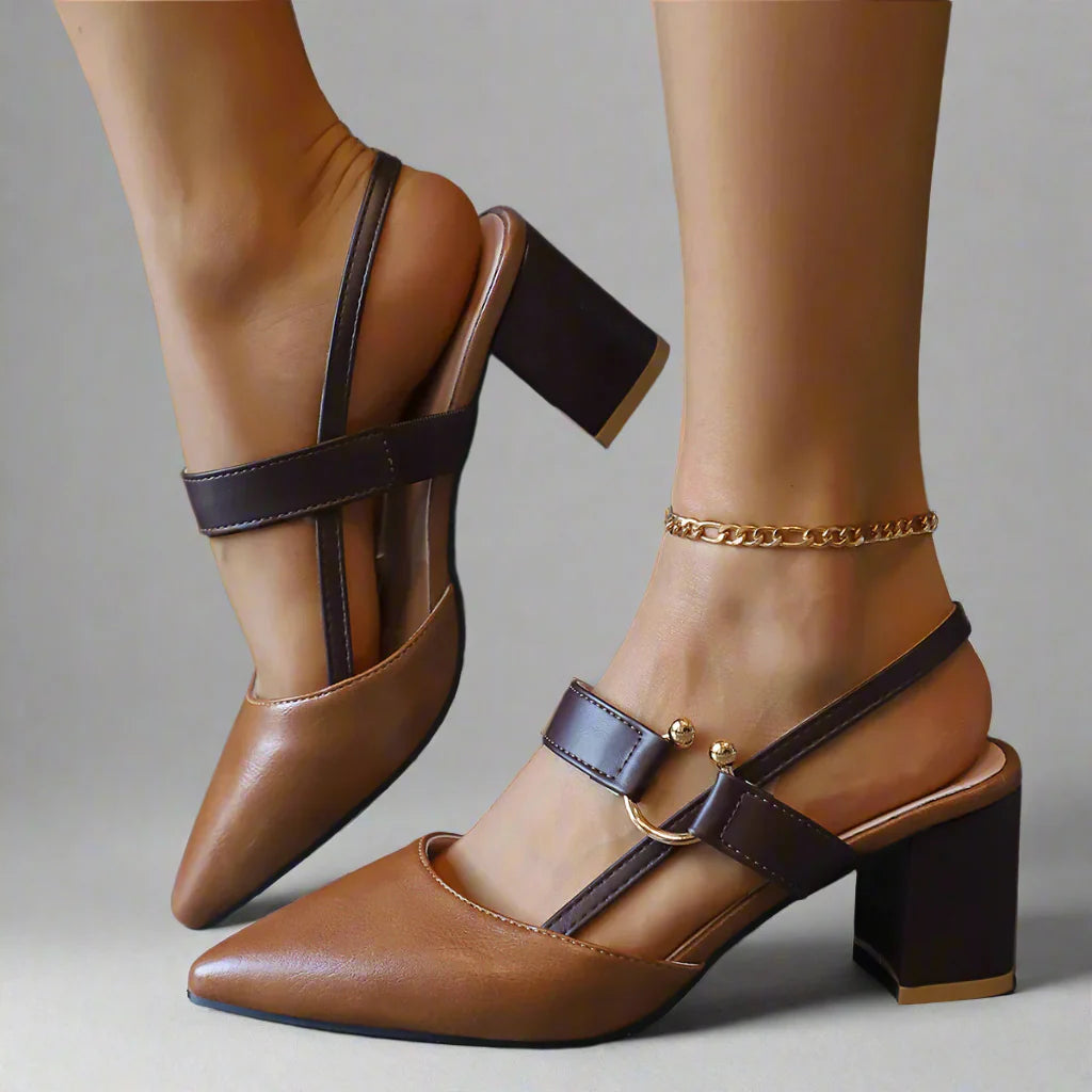 Kendra Grace Leather Heels