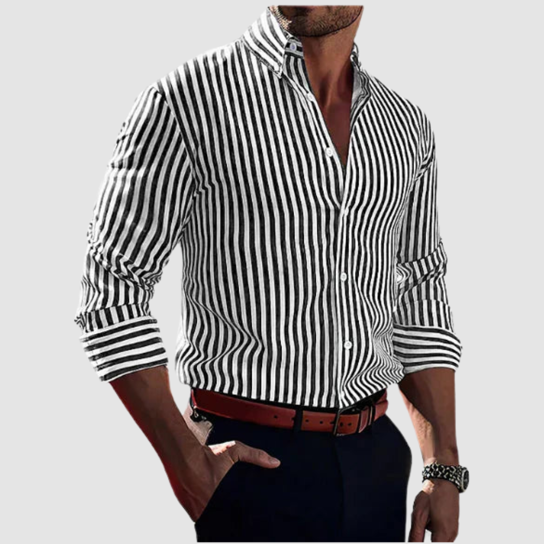 Nate Elegant Striped Shirt