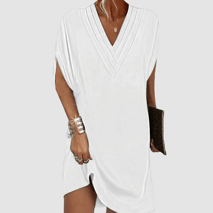 Sharon Elegant Half-Sleeve Dress