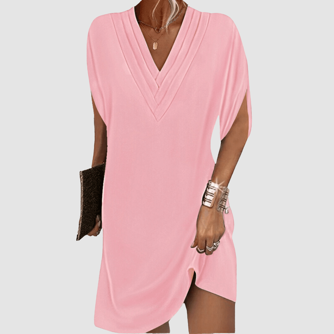 Sharon Elegant Half-Sleeve Dress