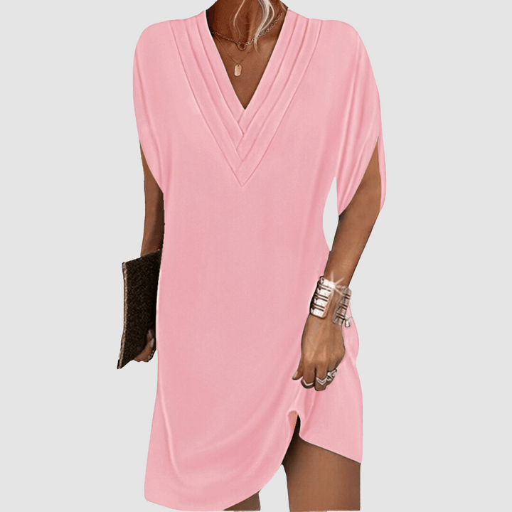 Sharon Elegant Half-Sleeve Dress