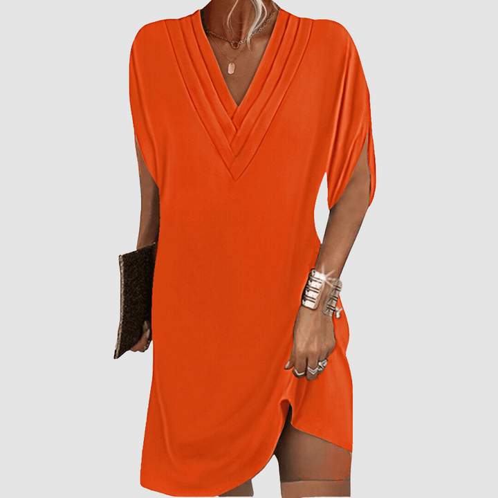 Sharon Elegant Half-Sleeve Dress