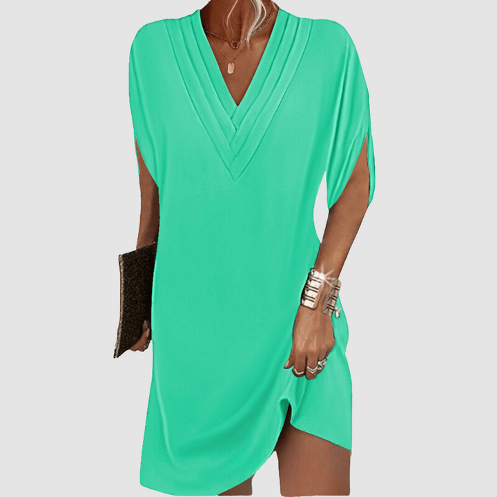 Sharon Elegant Half-Sleeve Dress