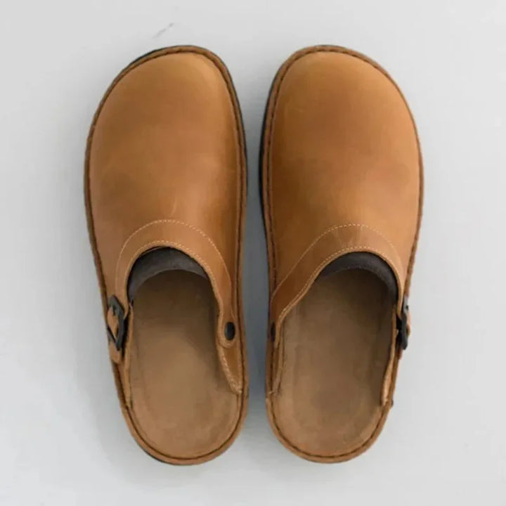 Alex Leather Comfort Clogs