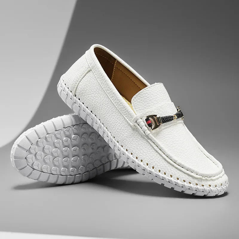 Gavino Bit Leather Loafers