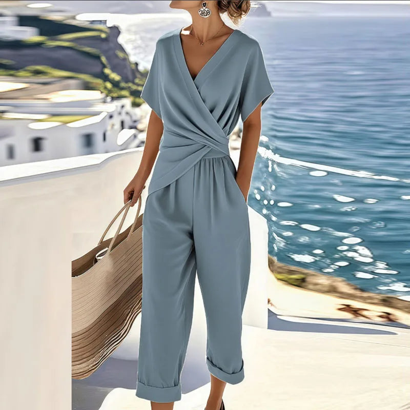 Brianna Elegant Two Piece Jumpsuit