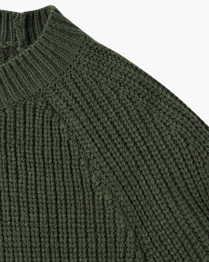 Waylon Cotton Knit Raglan Sleeve Sweater