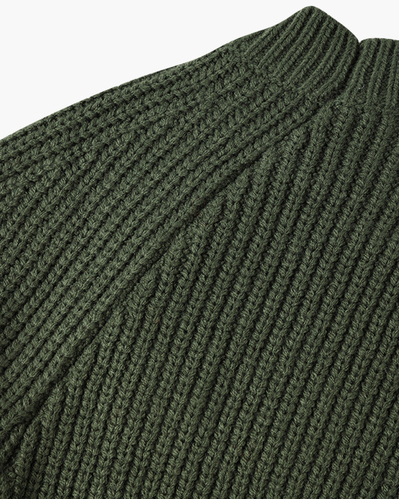 Waylon Cotton Knit Raglan Sleeve Sweater