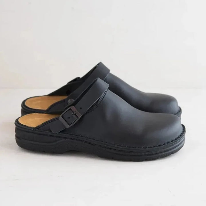 Alex Leather Comfort Clogs