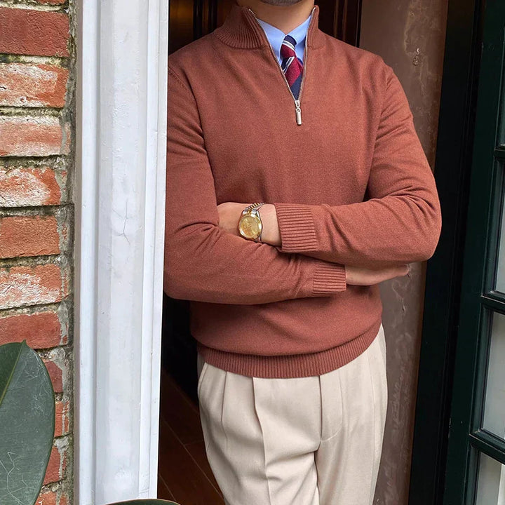 Clinton Half-zip sweater