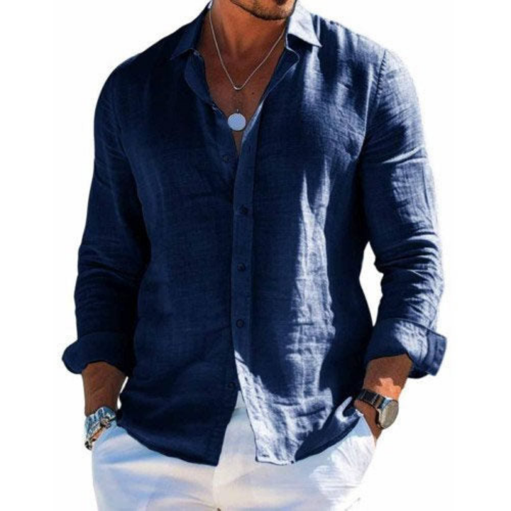 Landon Elegant Linen Shirt