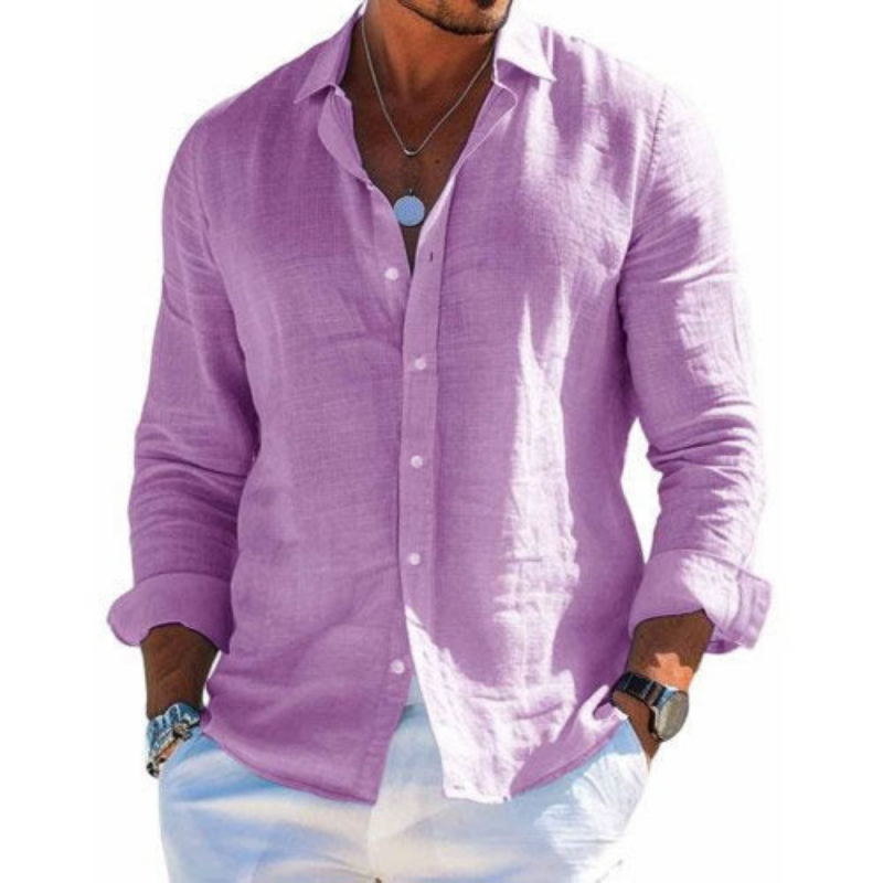 Landon Elegant Linen Shirt