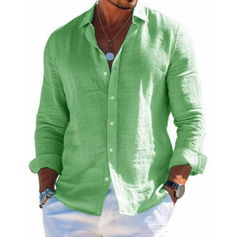 Landon Elegant Linen Shirt