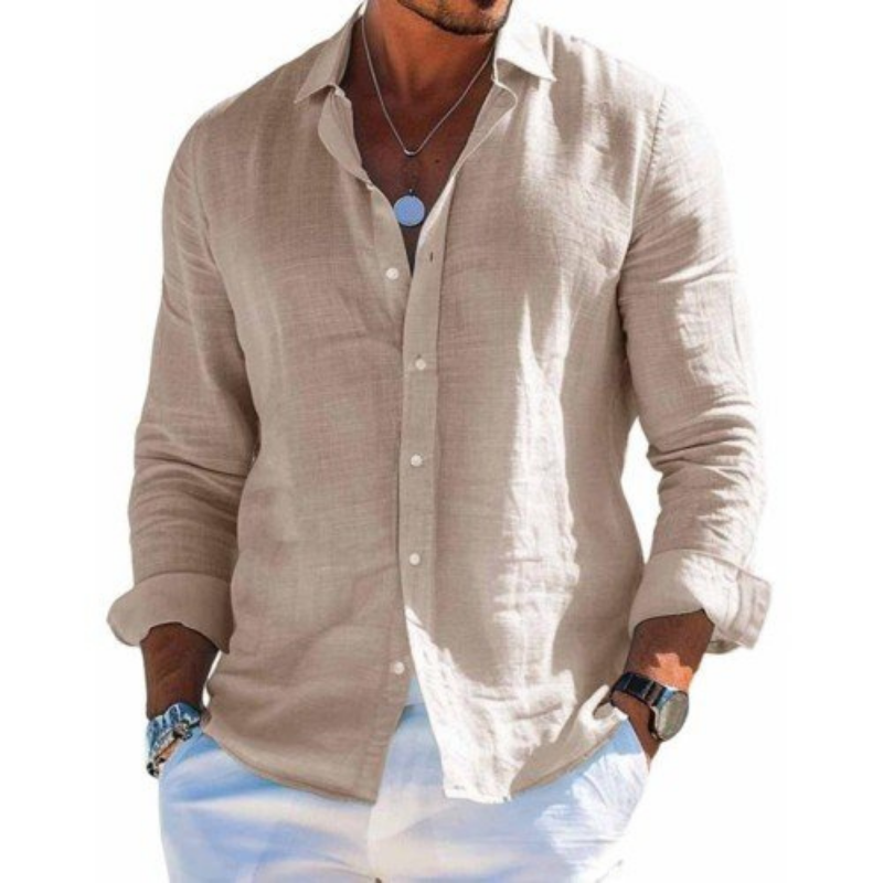 Landon Elegant Linen Shirt