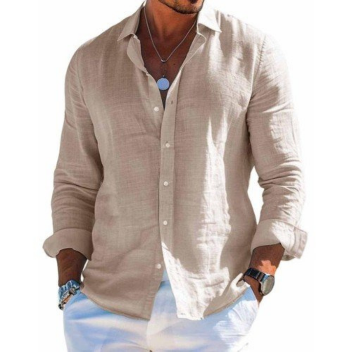 Landon Elegant Linen Shirt