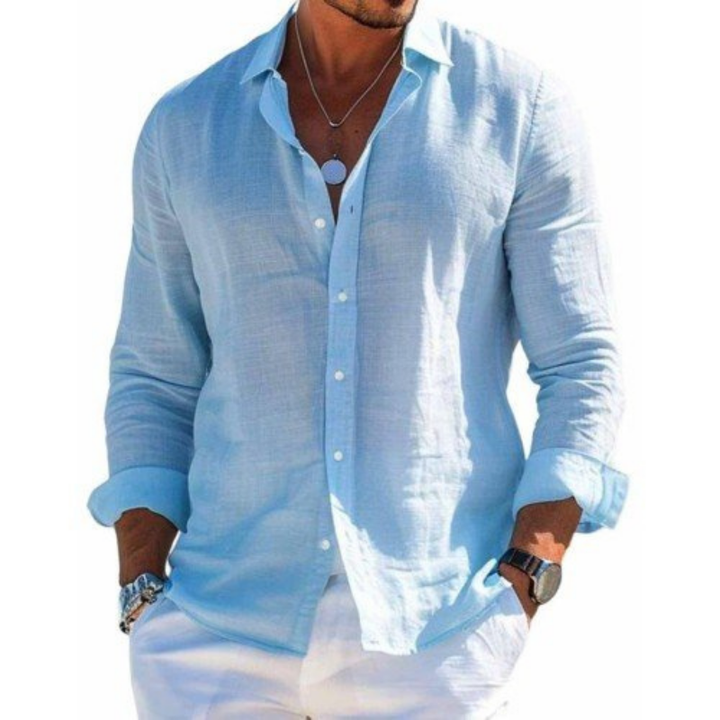 Landon Elegant Linen Shirt