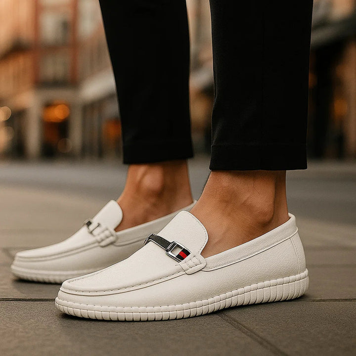 Gavino Bit Leather Loafers