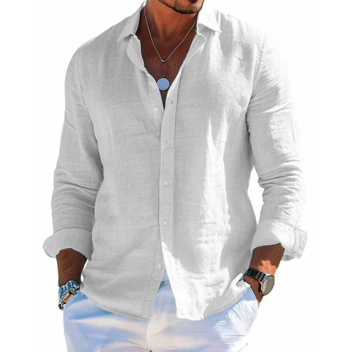 Landon Elegant Linen Shirt