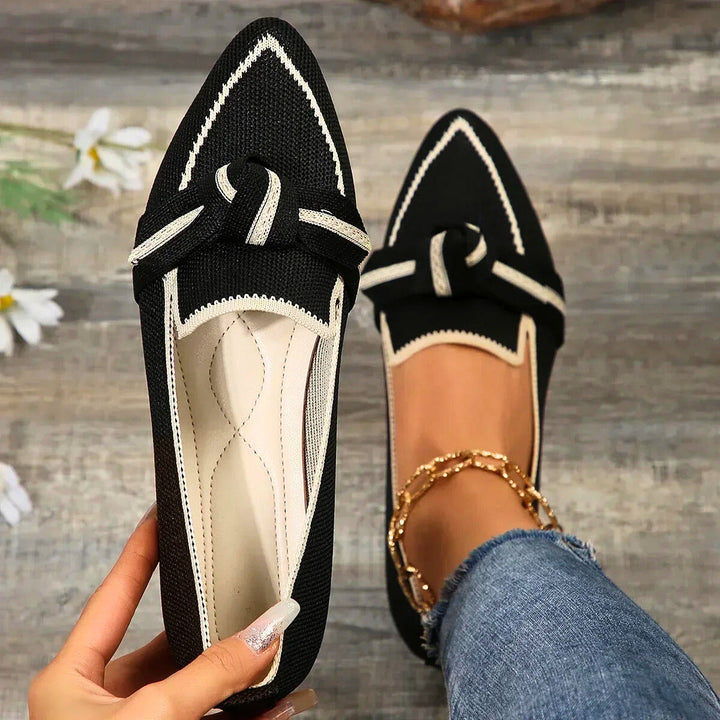 Valentina Premium Knit Flats