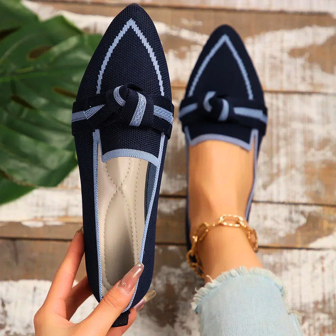 Valentina Premium Knit Flats