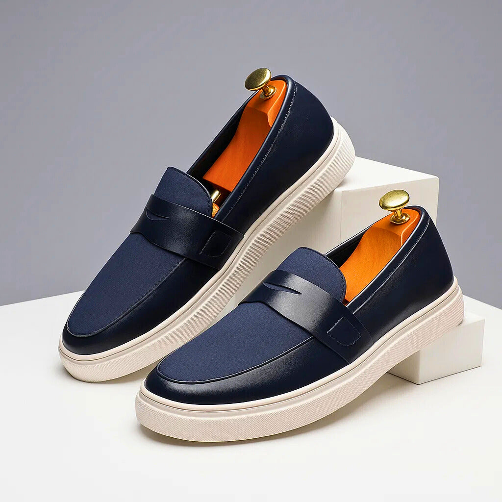 Venezia Hybrid Leather Suede Loafers