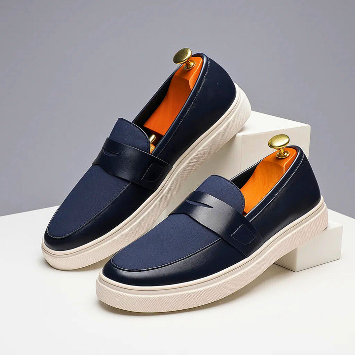 Venezia Hybrid Leather Suede Loafers