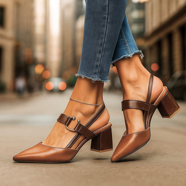 Kendra Grace Leather Heels