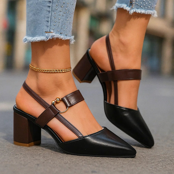 Kendra Grace Leather Heels