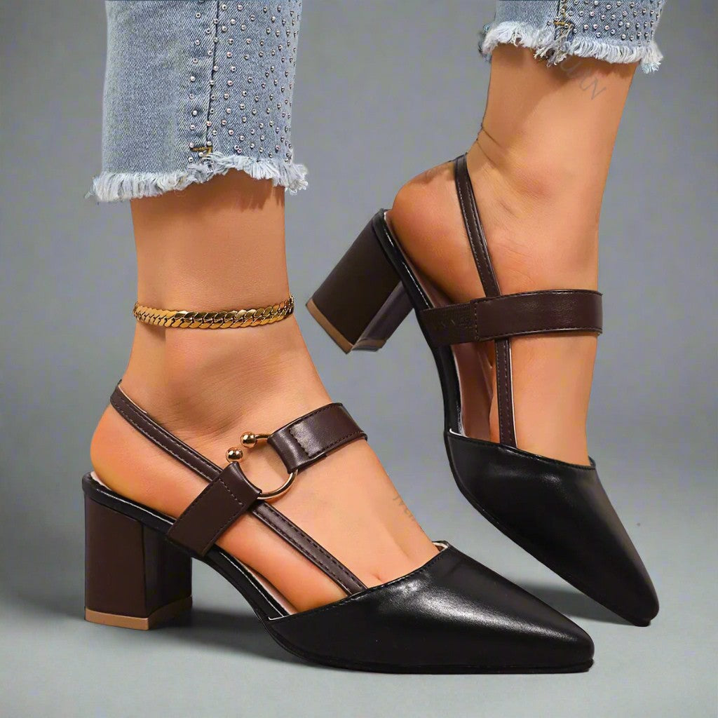 Kendra Grace Leather Heels