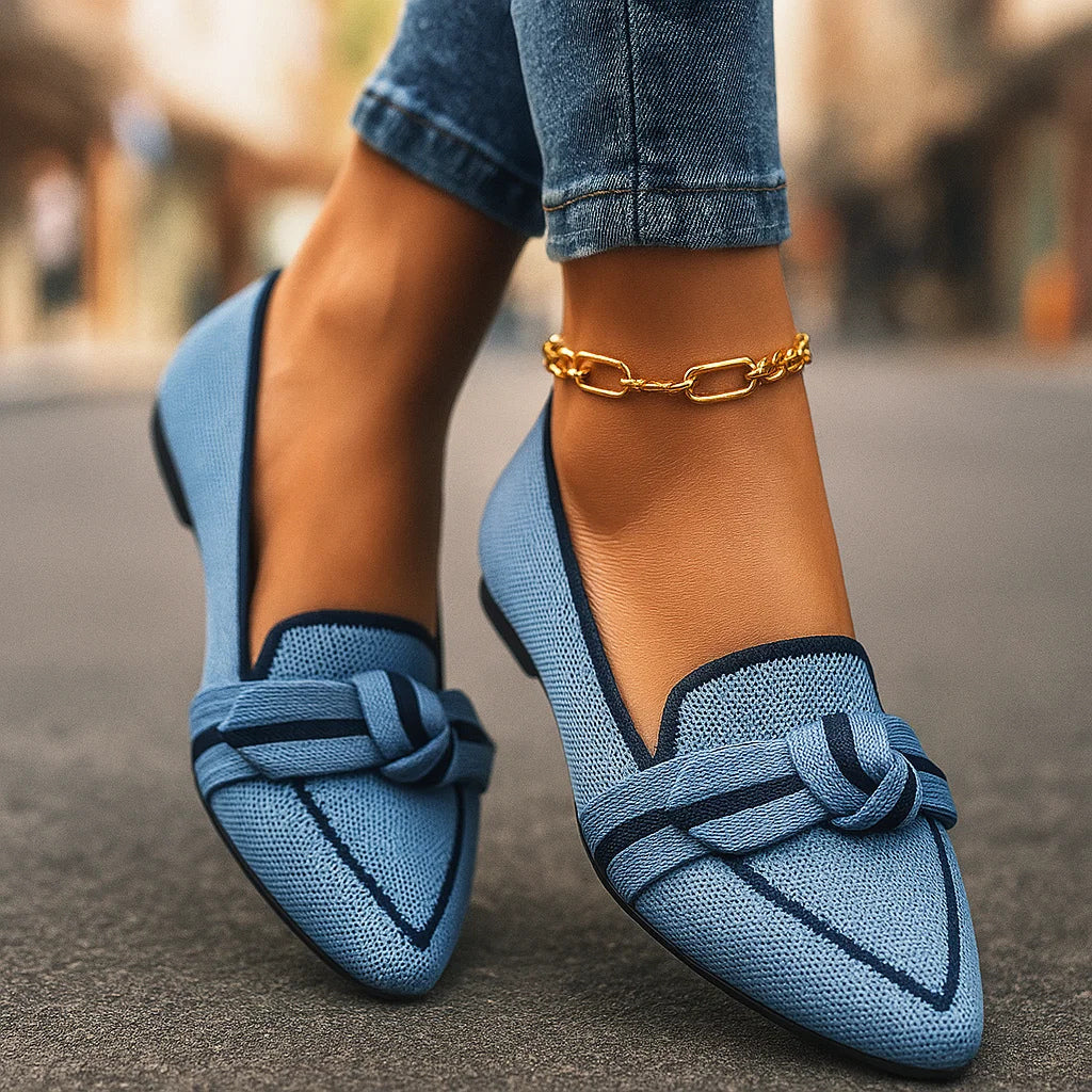 Valentina Premium Knit Flats