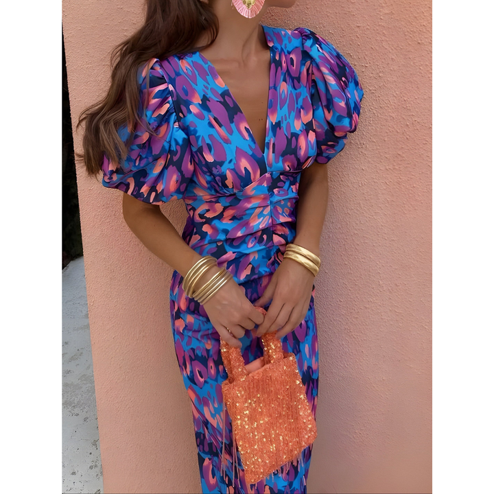 ISABELLA ELEGANT FLORAL DRESS