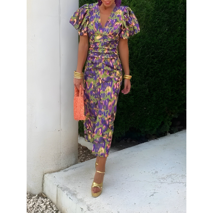 ISABELLA ELEGANT FLORAL DRESS