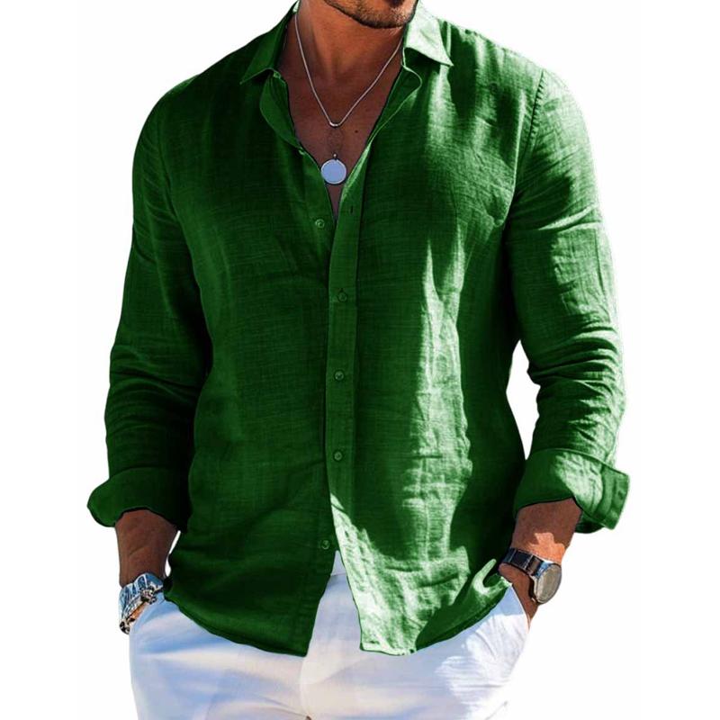 Landon Elegant Linen Shirt